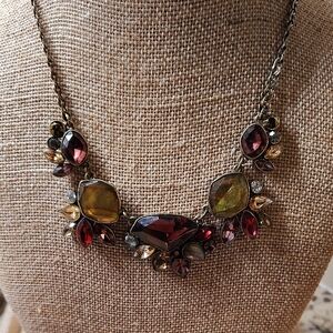 Chloe + Isabel Bouquet Rouge Cluster Necklace